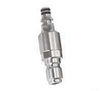 Adaptateur de connexion rapide pour nettoyeur haute pression Karcher 3/8 - Raccord de tuyau robuste en acier inoxydable anti-enchevêtrement pour lavage à haute pression (A)