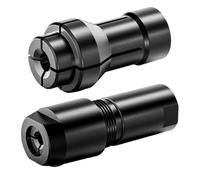 Adaptateur de conversion pour meuleuse d'angle | 2 pièces connecteur pour meuleuse angulaire, polisseuse et forets, adaptateur de mandrin 6 mm 3 mm pour usinage de précision préparation des bords