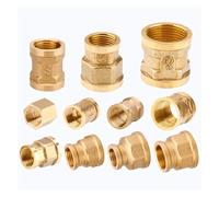 Adaptateur de coupleur rapide raccord mamelon hexagonal tuyau en laiton 1/2 3/4 1 connecteur d'eau Joint réducteur filetage femelle à(1)