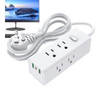 Adaptateur de courant électrique international Prise de charge de poids | Multiprise de voyage compacte pour conférences internationales, voyages d'affaires, hôtels, bureaux,
