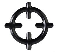 Adaptateur de Cuisinière 4 Pieds pour Moka Diamètre Adaptateur | Fonte solide, diamètre 16cm, réducteur de flamme, pour moka pot, usage domestique