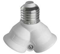 Adaptateur De Culot E27 Sur 2x E27 230 V 60 W Y252592 - Heitronic