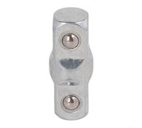 Adaptateur de douille 3/8 - Double tête hexagonale - Tige d'extension - Acier au chrome vanadium - Antidérapant - Pour réparation automobile, amélioration de la maison - 1 pièce