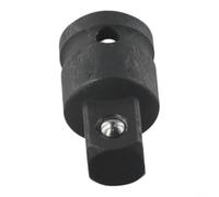 Adaptateur de douille à choc 1/2" à 1/2" - Antirouille, finition noire, usinée avec précision pour mandrin de perceuse à changement rapide, utilisation professionnelle