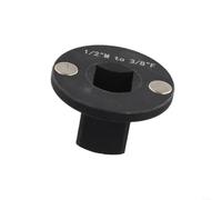 Adaptateur de douille à profil bas en acier traité thermiquement, réducteur de disque compact de 6,35 à 2,5 mm, ajustement sûr pour visseuses à percussion, design peu encombrant pour les tâches