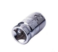 Adaptateur de douille convertisseur pour cliquet 1/4 3/8 1/2 vers porte-embout de tournevis en acier au chrome vanadium (3/8 x 10 mm)