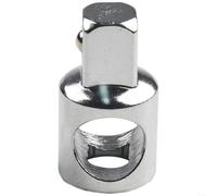 Adaptateur de douille de tige coulissante de 3/8" à 1/2" en acier au chrome vanadium pour réparation de voiture et travaux mécaniques avec liquet manchon convertisseur outil finition noire 43