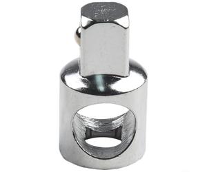 Adaptateur de douille de tige coulissante de 3/8" à 1/2" en acier au chrome vanadium pour réparation de voiture et travaux mécaniques avec liquet manchon convertisseur outil finition noire 43