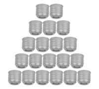 Adaptateur de Douille E14 Ampoule E27 20 Pièces | Connexion Rapide et Sûre, Installation Simple, Compatibilité Élargie, Design Compact pour Rénovation Domestique