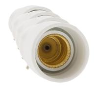 Adaptateur de douille fiche mâle B22 vers fiche femelle E14 - Zenitech (Lot de 4)