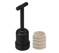 Adaptateur de Douille G9 pour Anneau D’abat-jour, Lot de Set de Noir | Plastique, Maintien Sûr de L’abat-jour, pour Douilles G9 et Travaux de Réparation