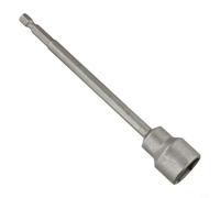 Adaptateur de douille longue pour écrou hexagonal, 150 mm, manchon d'extension en acier au chrome vanadium pour perceuse électrique, tournevis pneumatique, réparation automobile (magnétique 19 mm)