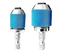 Adaptateur de Douille pour Extraction de Tarauds, Mandrin Réglable 2-6mm et | 8-12mm, Queue Hexagonale 1/4 Pouce pour en Acier Allié Trempé pour Perceuse Électrique et Visseuse, Outil de Filetage