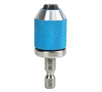 Adaptateur de Douille pour Extraction de Tarauds, Mandrin Réglable 2-6mm et | 8-12mm, Queue Hexagonale 1/4 Pouce pour en Acier Allié Trempé pour Perceuse Électrique et Visseuse, Outil de Filetage