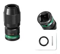 Adaptateur de douille, verrou à dégagement rapide pour entraînement 1/2", 3/8", 1/4" à 6,35 mm, compatible avec hoc et perceuse électrique (A)
