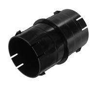 Adaptateur de Drainage 4 Pouces pour Tuyau Ondulé et PVC Noir | Connecteur Renforcé en Plastique, Raccord Mâle et Femelle, Limite les Fuites, pour Gouttières et Drains