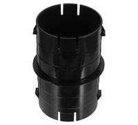 Adaptateur de Drainage Paysager Noir 4 Pouces, Connecteur Renforcé | Plastique Épais, Raccord Mâle et Femelle, Montage sans Colle ni Soudure, pour Tuyaux Ondulés et Fonte