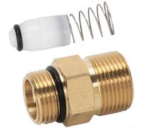 Adaptateur de filetage 20 mm à 22 mm pour nettoyeur haute pression 220 V avec mécanisme de clapet anti-retour intégré (B)