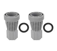 Adaptateur de Filtre à Sable Long pour Piscine 4K8001, Kit de connecteurs en Plastique Durable avec Joint pour piscines et spas, Paquet de 2 101x59mm