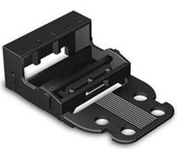ADAPTATEUR DE FIXATION - POUR LES CABLES DE RACCORDEMENT 5 FILS - SÉRIE 221 - 4 mm² - AVEC PIEDS POUR MONTAGE COUCHÉ - NOIR