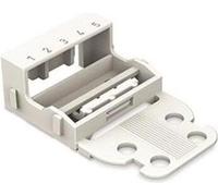 ADAPTATEUR DE FIXATION - POUR LES CONNECTEURS 5 FILS - SÉRIE 221 - 4 mm² - AVEC PIEDS POUR MONTAGE SUR PLACE - BLANC