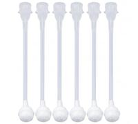 Adaptateur de flacon pulvérisateur incliné 6 pièces, adaptateur de flacon pulvérisateur incliné à 360° 8 mm avec tube flexible lesté, remplacement pour pulvérisateurs à gâchette standard et flac