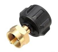 Adaptateur de gaz en laiton pour bouteilles de 0,5 kg compatible avec les appareils d'extérieur y compris les barbecues et les réchauds de camping