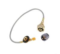 Adaptateur de gaz GPL pour réservoirs à cartouche, tuyau de 63 cm | Kit de valve de conversion de gaz GPL avec tuyau de 63 cm, adaptateur anti-fuite sécurisé pour cylindres à cartouche