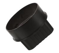 Adaptateur de Gouttière Entonnoir 4x4x3 pour Toiture et Villas | Alliage D’aluminium, Format 11,00x11,00x7,30cm, Raccord pour PVC et Sorties Rectangulaires