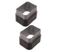 Adaptateur de Gouttière Entonnoir en Alliage D'aluminium, 2 Pièces | Raccord pour Tubes PVC et Sorties Rectangulaires, Dérivation Intégrée, Écoulement Stable, Maisons et Villas