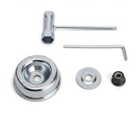 Adaptateur de Lame pour Débroussailleuse, Kit de Fixation 5 Pièces FS | Comprend 2 disques, un écrou, une tige de blocage et une n T pour montage, démontage et entretien