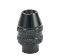Adaptateur de mandrin à changement rapide - Tige de 7 mm pour outils rotatifs - Mandrin multiple sans clé 0,4 à 3,2 mm - Porte-embout en métal pour polissage, ponçage et accessoires de perçage