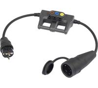 Adaptateur de mesure VOLTCRAFT DLA-1L 16 contact de protection 16 A - contact de protection 16 A