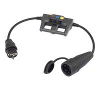 Adaptateur de mesure VOLTCRAFT DLA-1L 16 contact de protection 16 A - contact de protection 16 A