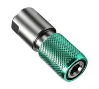 Adaptateur de meuleuse d'angle à libération rapide autobloquant, porte-embout en acier pour tige hexagonale de 1/2 et 3/8, convertisseur de perceuse avec fonction de changement rapide (B)