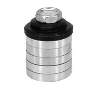 Adaptateur de meuleuse d'angle pour M14 pour M10 Écrou à dégagement rapide pour machine à rainurer Conversion Bride de verrouillage Brique murale pour coupe de carrelage Métal argenté 10 mm 14 mm