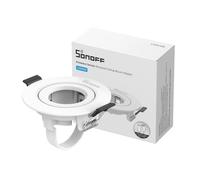 Adaptateur de montage encastré plafond pour capteur de présence SONOFF | Montage encastré au plafond, finition affleurante, ressorts intégrés pour une installation facile.