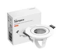 Adaptateur de Montage encastré Plafond pour détecteur de Mouvement SONOFF | Montage encastré au plafond, finition affleurante, ressorts intégrés pour une installation facile.