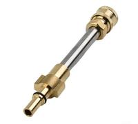 Adaptateur de nettoyeur haute pression 1/4 à dégagement rapide en acier inoxydable pour buses de lavage à jet et accessoires de pot en mousse