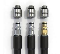 Adaptateur de nettoyeur haute pression 1/4 pouces, embouts de nettoyage de drain, adaptateur pour tuyau Karcher série K/Lavor/Bosch, connexion directe For Bosch AQT STIHL
