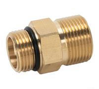 Adaptateur de nettoyeur haute pression 20 mm vers 22 mm avec clapet anti-retour, connecteur de tuyau haute pression pour machine à laver de voiture et nettoyeur de maison, eau (A)