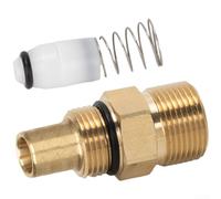 Adaptateur de nettoyeur haute pression 20 mm vers 22 mm avec clapet anti-retour, connecteur de tuyau haute pression pour machine à laver de voiture et nettoyeur de maison, eau (D)