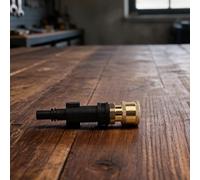 Adaptateur de nettoyeur haute pression avec connexion rapide de 14 mm pour Karcher K2 K3 K4 K5 K6 pour modèles K7 et Slp, douille en laiton et boîtier en nylon pour buse en mousse (C)