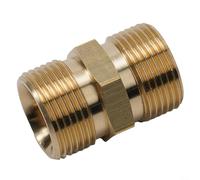 Adaptateur de nettoyeur haute pression en laiton M22 vers connecteur mâle pour tuyau d'arrosage, raccord de sortie haute pression avec connexion rapide pour lance de pulvérisation, nettoyage de