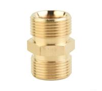Adaptateur de nettoyeur haute pression M22 15 mm en laiton connecteur mâle pour nettoyeur à essence à dégagement rapide Kit adaptateur de tuyau de nettoyage de jardin