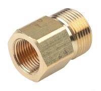 Adaptateur de nettoyeur haute pression M22 x 1,5 vers G 3/8" femelle en laiton pour lance, pompe, tuyau d'arrosage, camping-car, bateau