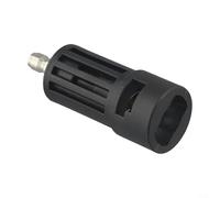 Adaptateur de nettoyeur haute pression pour Karcher pour modèles K Series et Slp 6,35 mm Connexion rapide avec déconnexion en acier inoxydable et boîtier en plastique résistant Noir (connecteur)