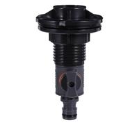 Adaptateur de Passage de Réservoir Plastique 3/4 Pouces avec Vanne | Étanchéité Renforcée, Embout Droit Gainé Caoutchouc, Ruban D'étanchéité Inclus, pour Interfaces Ppr et Tubes Multicouches
