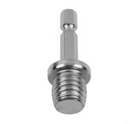 Adaptateur de perceuse M14 à tige hexagonale pour tampon de polisseuse - Convertisseur de filetage en métal pour outils de polissage de voiture