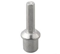 Adaptateur de perceuse pour brosse de nettoyage de cheminée, coupleur de tige de ramonage, connecteur d'extension de perceuse électrique, adaptateur de foret en métal, outil rotatif, accessoire de